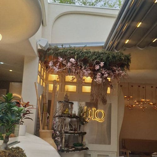 اجرای سقف پارچه ای جمع شو برای کافی شاپ لیلو در مشهد