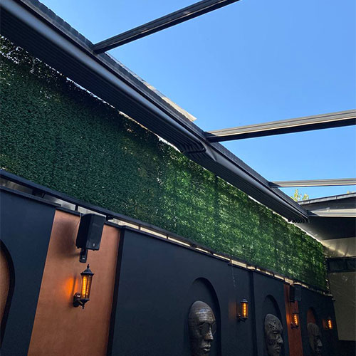 سقف پارچه ای جمع شو