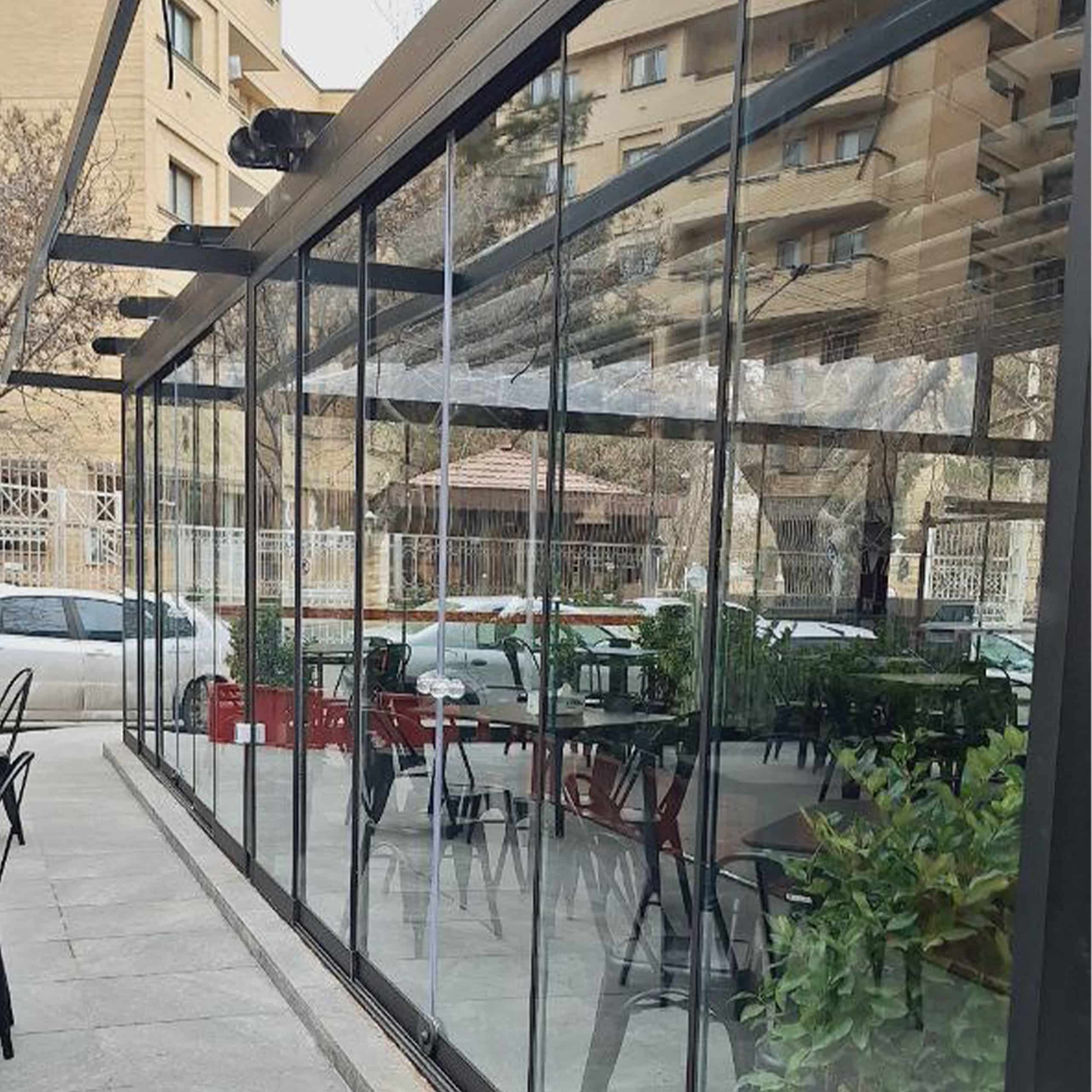 شیشه کشویی تاشو