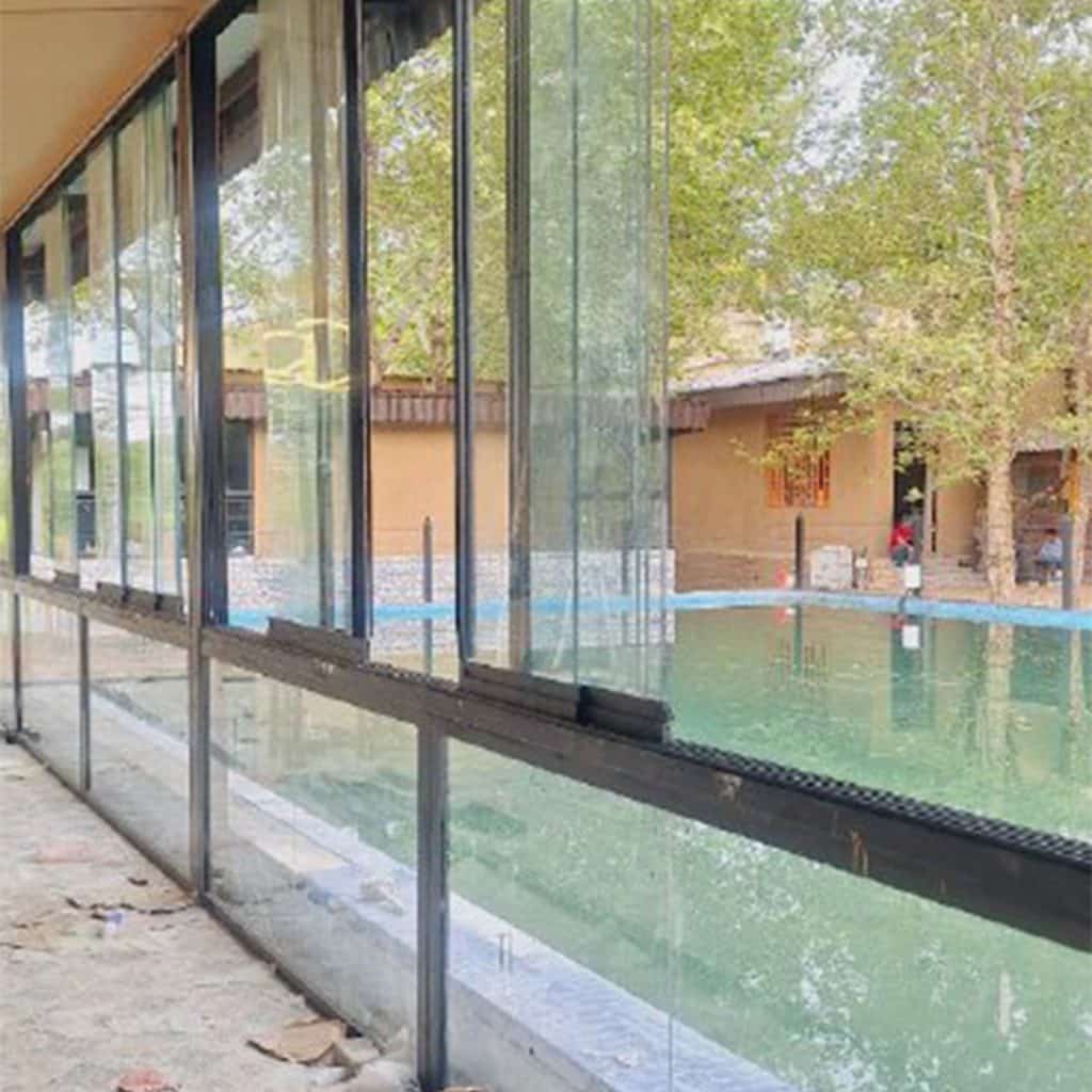 شیشه کشویی تاشو