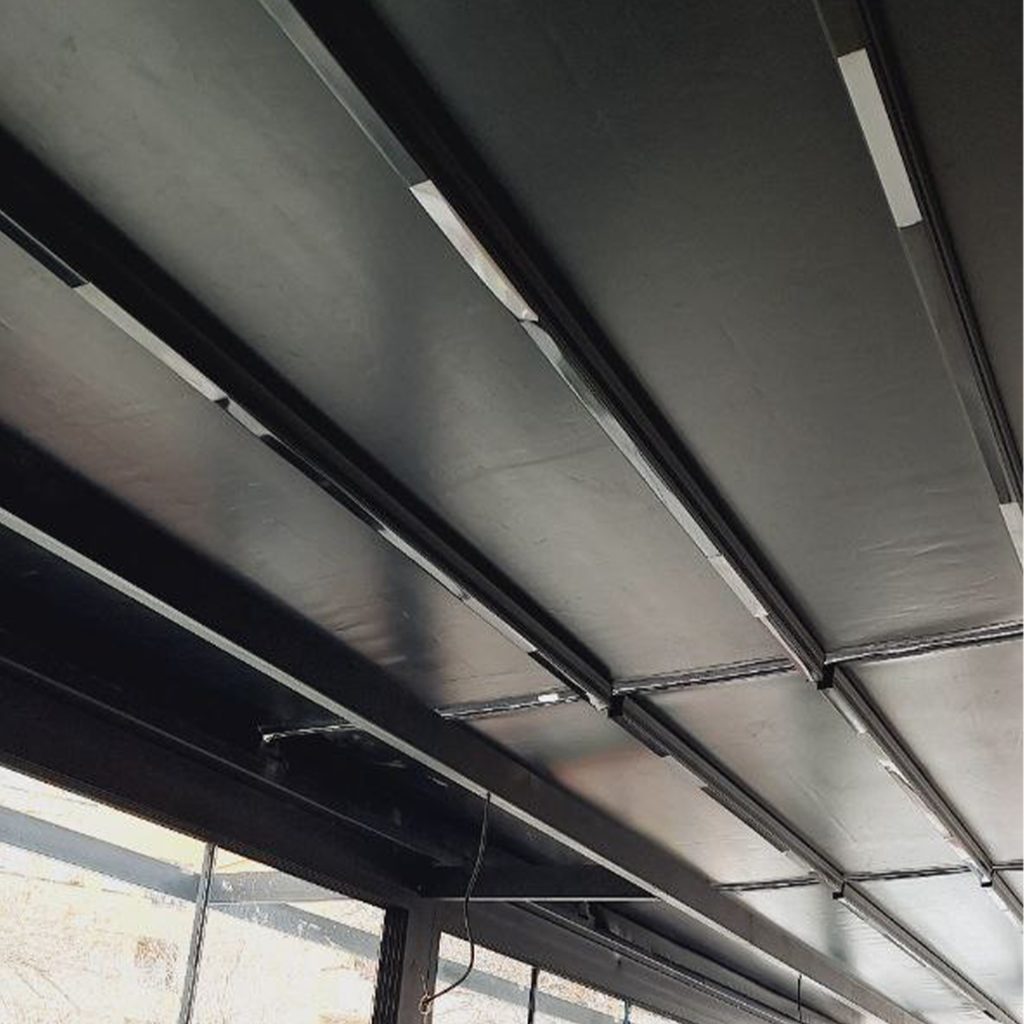 سقف پارچه ای جمع شو