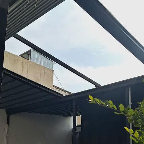 سقف پارچه ای جمع شو