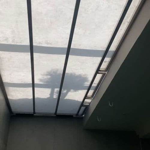 سقف پارچه ای جمع شو