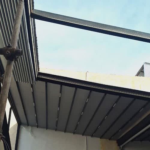 سقف پارچه ای جمع شو